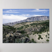 Big Horn Mountains Panoramic 2 Print