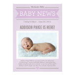 Big News Birth Announcement | Baby Girl
