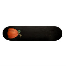 Big Orange Whimsical Pumpkin Skate Deck