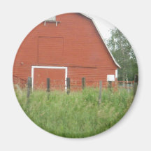 Big Red Barn Fridge Magnets