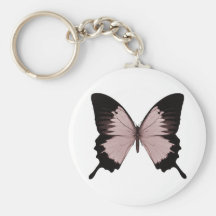 Big Red & Black Butterfly Key Chains