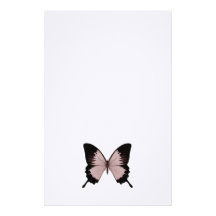 Big Red & Black Butterfly Stationery