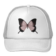 Big Red & Black Butterfly Trucker Hats