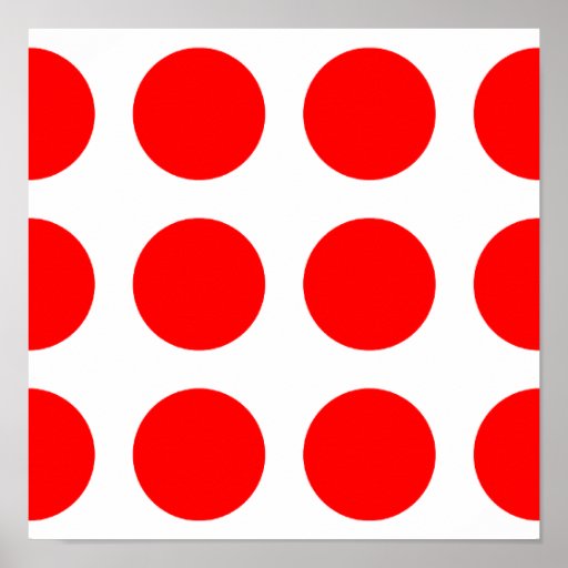 Big Red Dots Zazzle