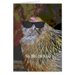 Big Shot Chicken Greeting Card