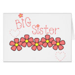 Big Sister (Flowers) Greeting Cards