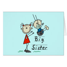Big Sister Little Brother T-shirts and Gifts Card