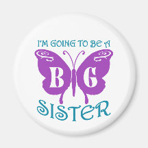Big Sister Refrigerator Magnet