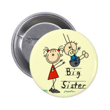 Big Sister with Little Brother Tshirts and Gifts Pin