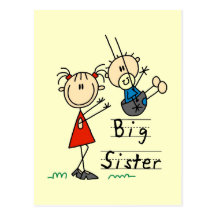 Big Sister with Little Brother Tshirts and Gifts Post Card
