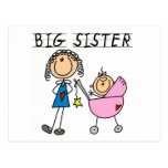 Big Sister with Little Sis Tshirts Postcard