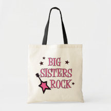 Big Sisters Rock Canvas Bag