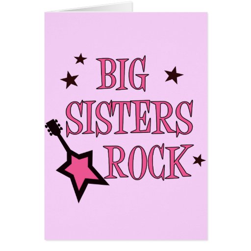 Big Sisters Rock Cards