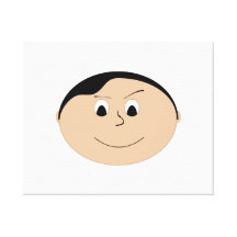 Big Smiling Face Canvas Print