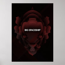 Big Spaceship Signage Poster