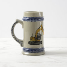 Big Yellow Excavator Mug