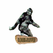 Bigfoot I Believe Cutout Photo Sculpture