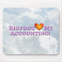 Bigfoot Loves My Accounting - Basic Mouse Pads