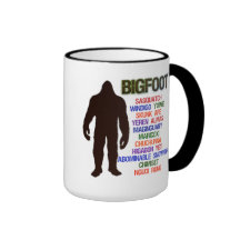 Bigfoot Names Coffee Mug