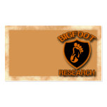 Bigfoot Research Business Card