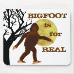 Bigfoot Squatch is For Real Moonlight Mousepad