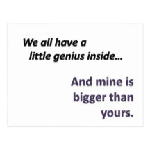 Bigger Than Yours Postcards
