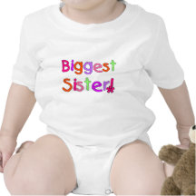 Biggest Sister T-shirts and Gifts