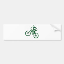 bike Green Machines Bumper Sticker