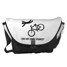 Bike My Own Stunts Courier Bag