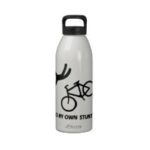 Bike My Own Stunts Drinking Bottle