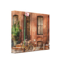 Bike - NY - Urban - Two complete bikes Canvas Print