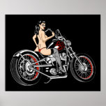 Biker Babe Posters