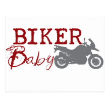 Biker Baby Postcards