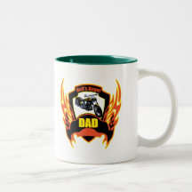 Biker Dad Fathers Day Gifts Coffee Mugs