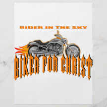 Biker For Christ Personalised Flyer