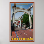 Biking in Amsterdam Print