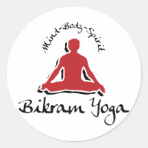 Bikram Yoga Sticker
