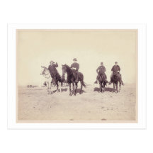 Bill Cody and Riders Postcards