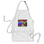BILL GATES IN FULL FLIGHT APRONS