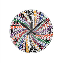 Billiards / Pool Balls: Wall Clock