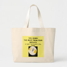 billiards tote bags