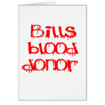 Bills Blood Donor Greeting Cards