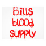 Bills Blood Supply Personalized Invitations