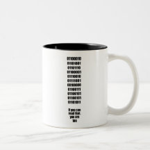 Binary Geek Coffee Cups Coffee Mugs