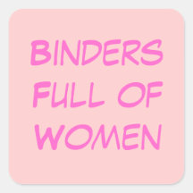 Binders Full of Women Sticker