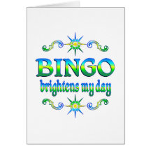 Bingo Brightens Greeting Card