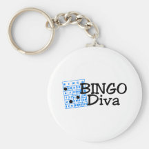 Bingo Diva Key Chain