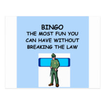 bingo post card