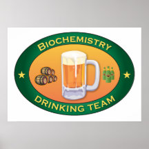 Biochemistry Drinking Team Posters