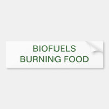 BIOFUELS BUMPER STICKERS